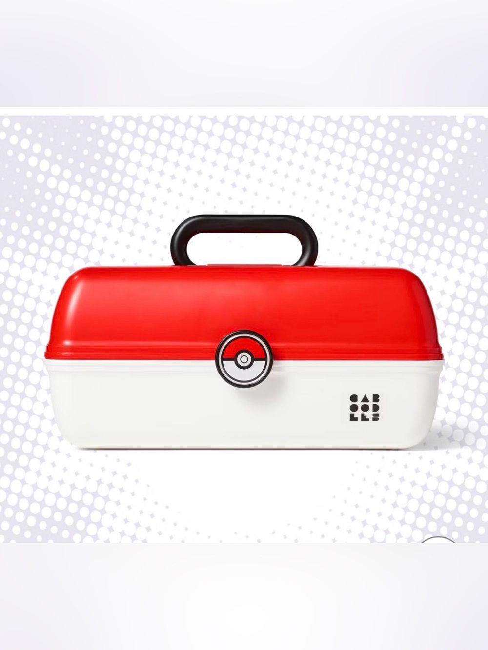 Caboodles Red and White Poké Ball Style Carry Case
